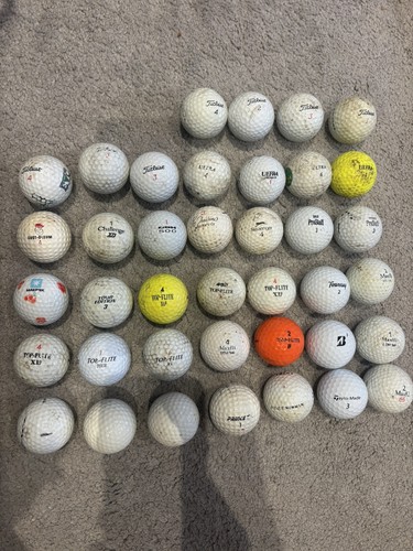 Mixed golf balls - 40,