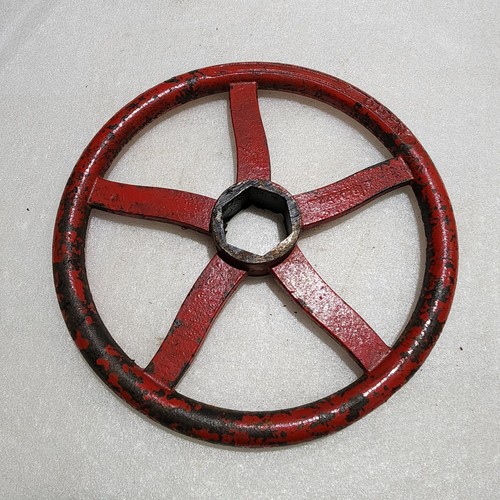 Cast iron flywheel - 12", valve