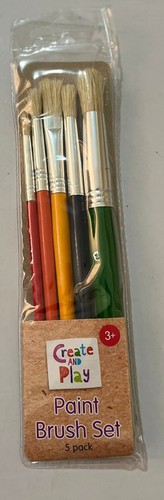 Kids paint brushes - brushes, 5