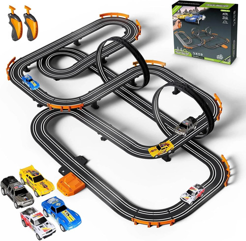Slot car race - race, track