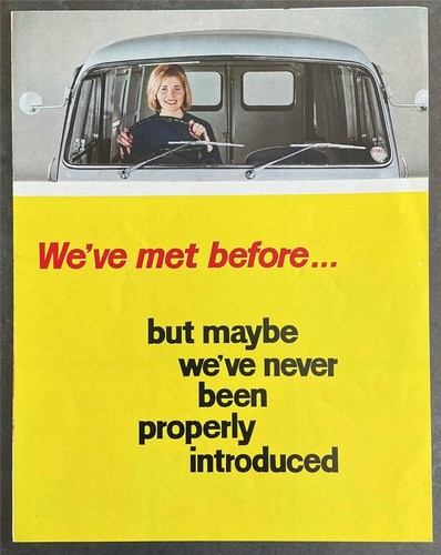 Bedford van sales brochure - bedford, ca