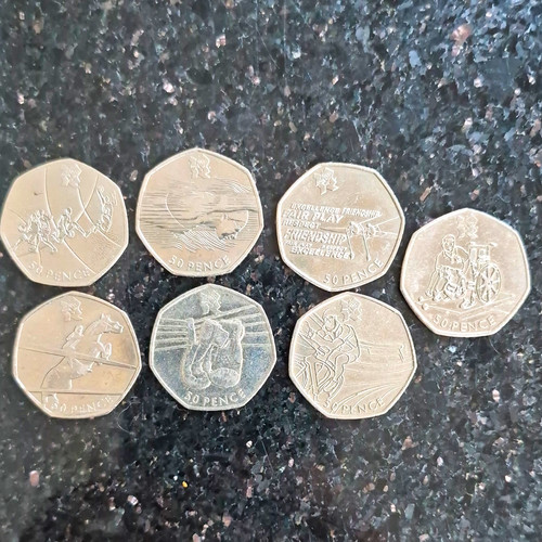 2011 elizabeth 50p olympic - elizabeth, ii
