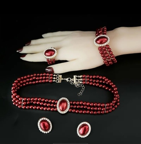 Dark red multilayer pearl - dark,