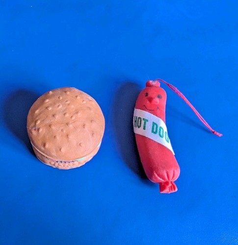 Vintage fast food - burger, and
