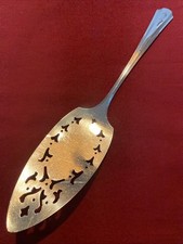 Vintage Silver Plated 1937 George VI Coronation Souvenir Pie/Cake Server