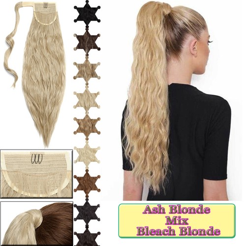 Wrap ponytail hair - on,