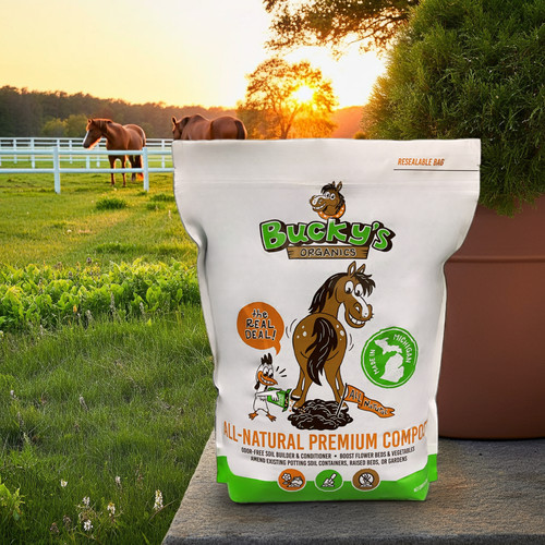 Bucky organic compost 15lb - bucky's,
