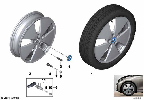 Bmw genuine wheel rim - wheel,