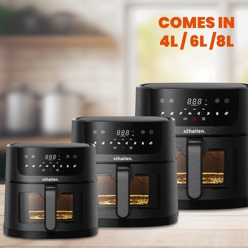 Schallen air fryer black - schallen,