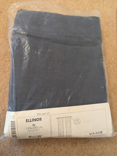 Ellinor ikea curtains navy - ikea,