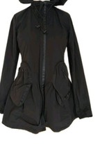 Rundholz Black Hooded Coat
