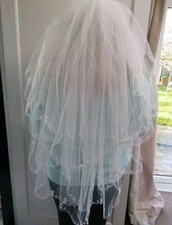 Beautiful White Veil With