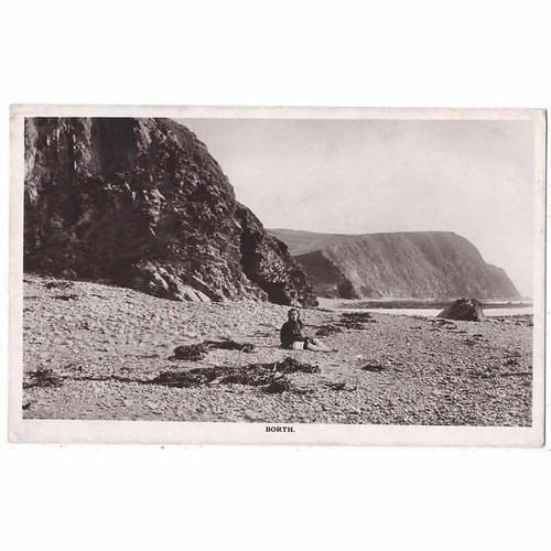 Borth cardiganshire young lady - borth,
