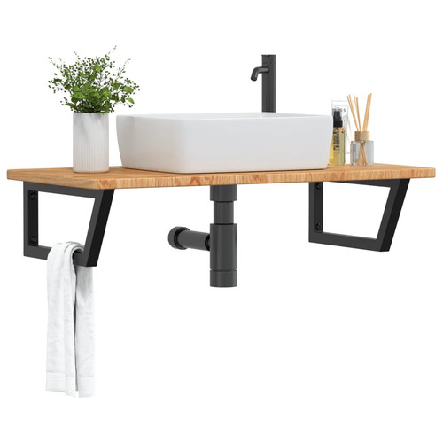 Walplus modern oak basin shelf - basin,