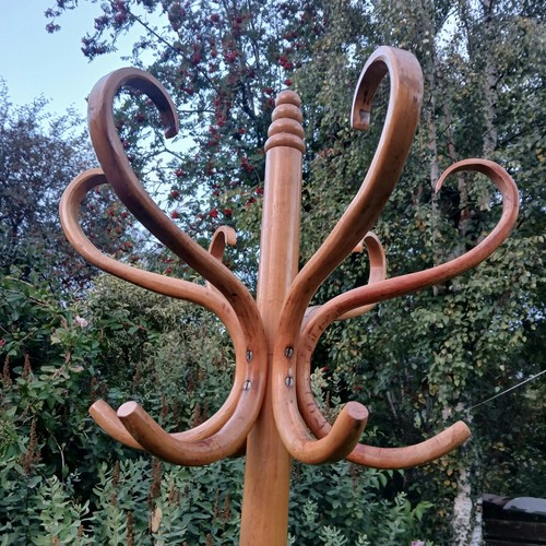 Vintage bentwood coat stand - bentwood,