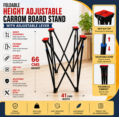 Gls carrom board - carrom, stand