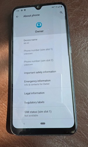 Xiaomi smartphone 128gb - a3,