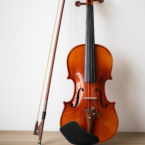 Black cotton violin shoulder - black,