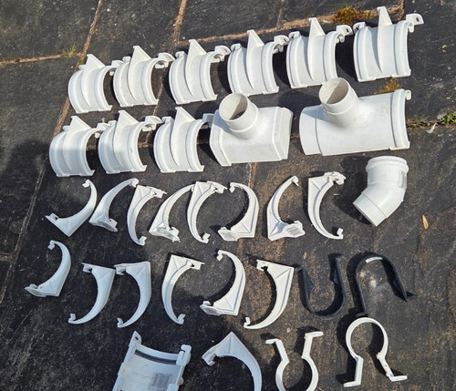 Various half round guttering - various,