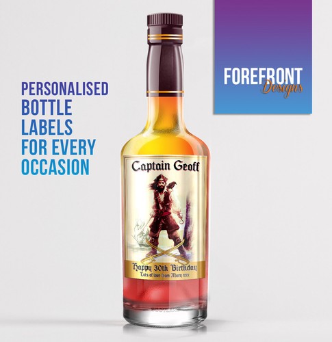 Personalised spiced rum - personalised,