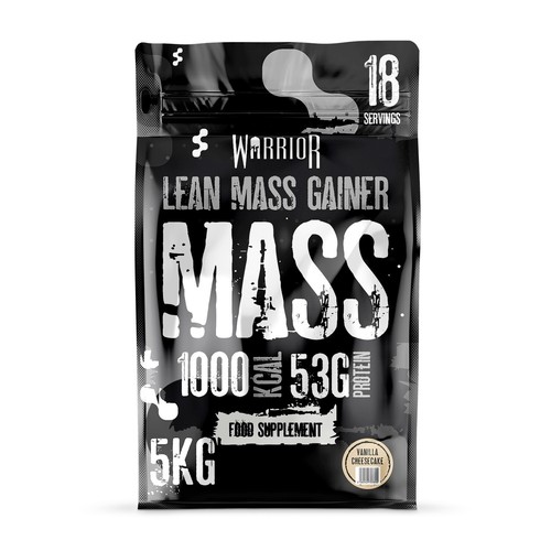 Warrior mass gainer 5kg lean - mass,