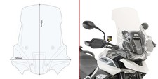 Givi D6415ST Motorbike Screen