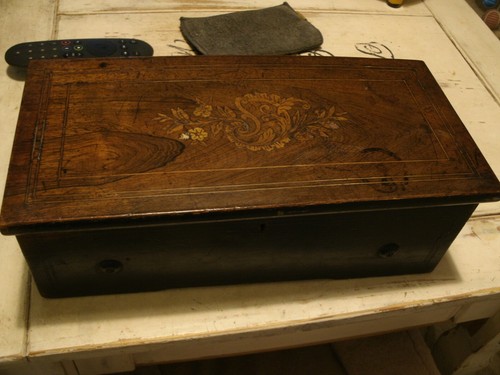 Antique swiss cylinder music - cylinder,