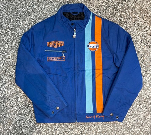 Gulf racing jacket blue grand - jacket,