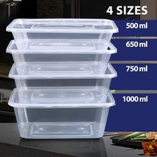 Plastic food containers with - plastic,