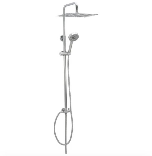 Rain shower head kit - head, chrome