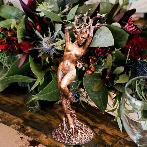 Forest goddess statue - statue, resin