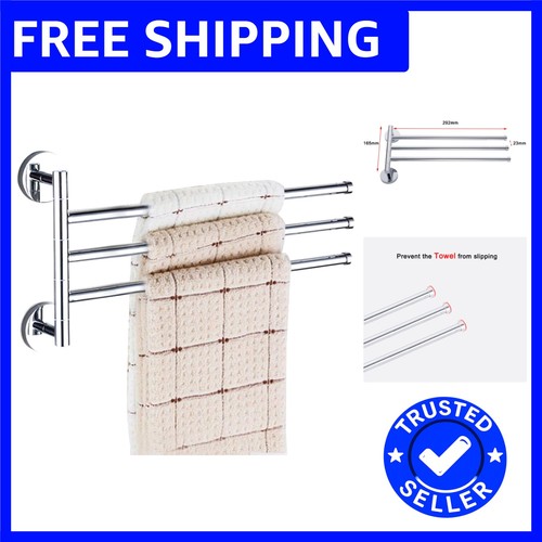 Stainless steel swivel towel - stainless,