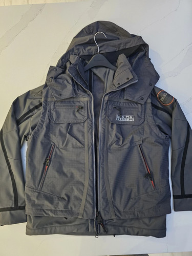 Mens napapijri jacket gilet - napapijri,