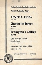 SUNDERLAND - Chester Le Street Boys v Erdington (Schools Trophy Final) 1964