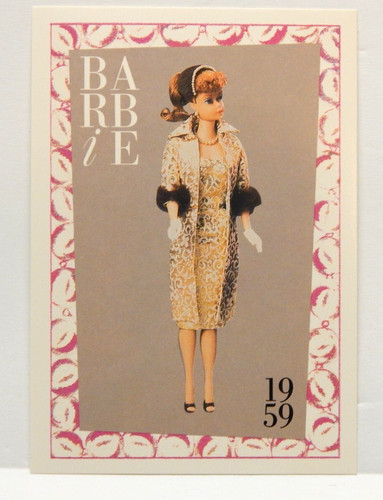 Barbie fashion card evening - 10,