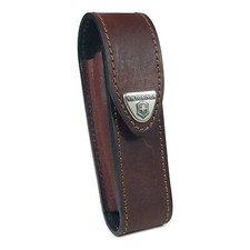 Victorinox belt pouch - 4-6 layer Lock blade swiss army knife - BROWN leather