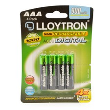 4 x Lloytron AAA 900 mAh