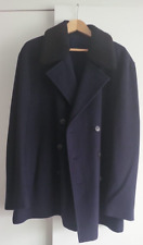 Jasper Conran - Wool Blend Reefer Jacket Navy Blue - Sz 52/54 - Barely worn