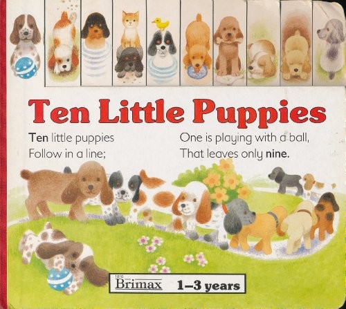 Ten little puppies board - little,