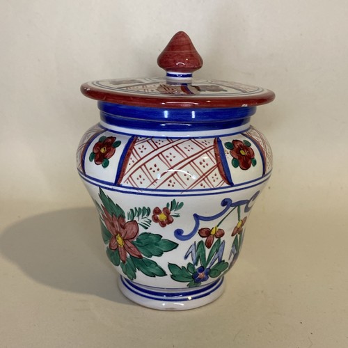 Vintage italian pottery lidded - italian,