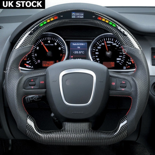 Real carbon fiber led steering - real,