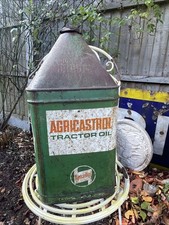 Vintage Agricastrol Tractor Oil Pyramid OIL CAN CASTROL LIMITED LONDON 22.73ltr