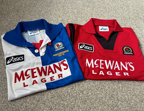 Vintage blackburn rovers asics - vintage,