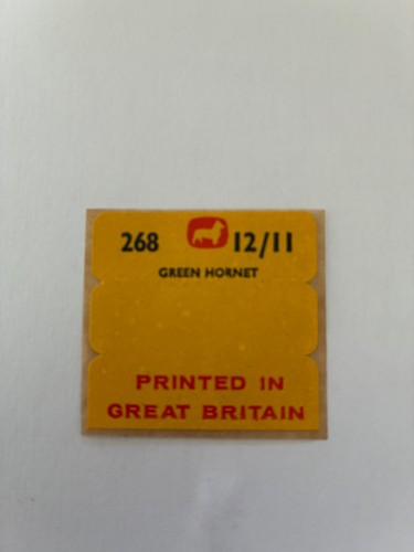 Corgi toys 268 - corgi, hornet