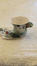 Franz Porcelain Ladybug Cup &