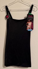 NWT Maidenform Camisole DM0038 Black Light Smooths Cool Comfort Size Large
