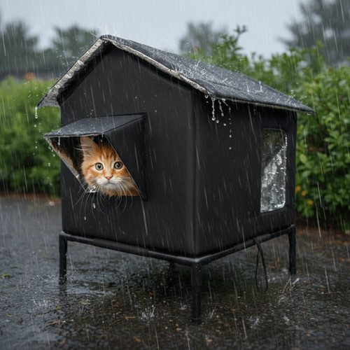 Outdoor cat shelter waterproof - shelter,