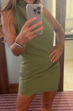 PLT dress khaki backless size 8 