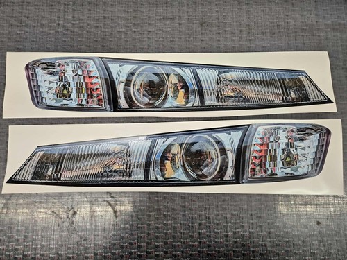 200sx s14a headlight stickers - headlight,