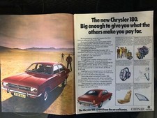 Chrysler 180 1970s magazine advertisement 
